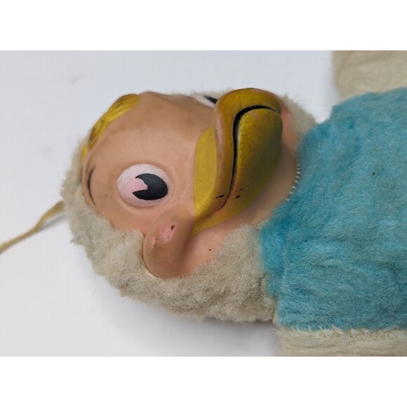 Rubber Face Plush DUCK USA Made Stuffed Animal Ruston My Toy Knickerbocker TLC - Picture 4 of 14